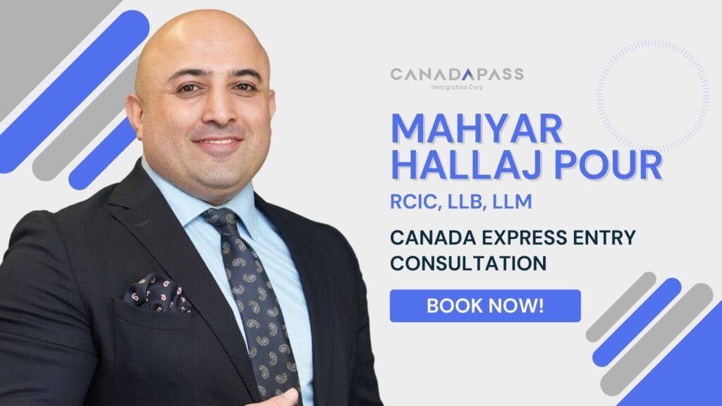 Professional portrait of Mahyar Hallaj Pour, a Canada Express Entry Consultant for CanadaPass Immigration Corp.